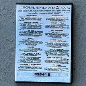 ⭐️ 15 Horror Movies over 21 hours scarefest marathon Echo Bridge on 3 DVDs